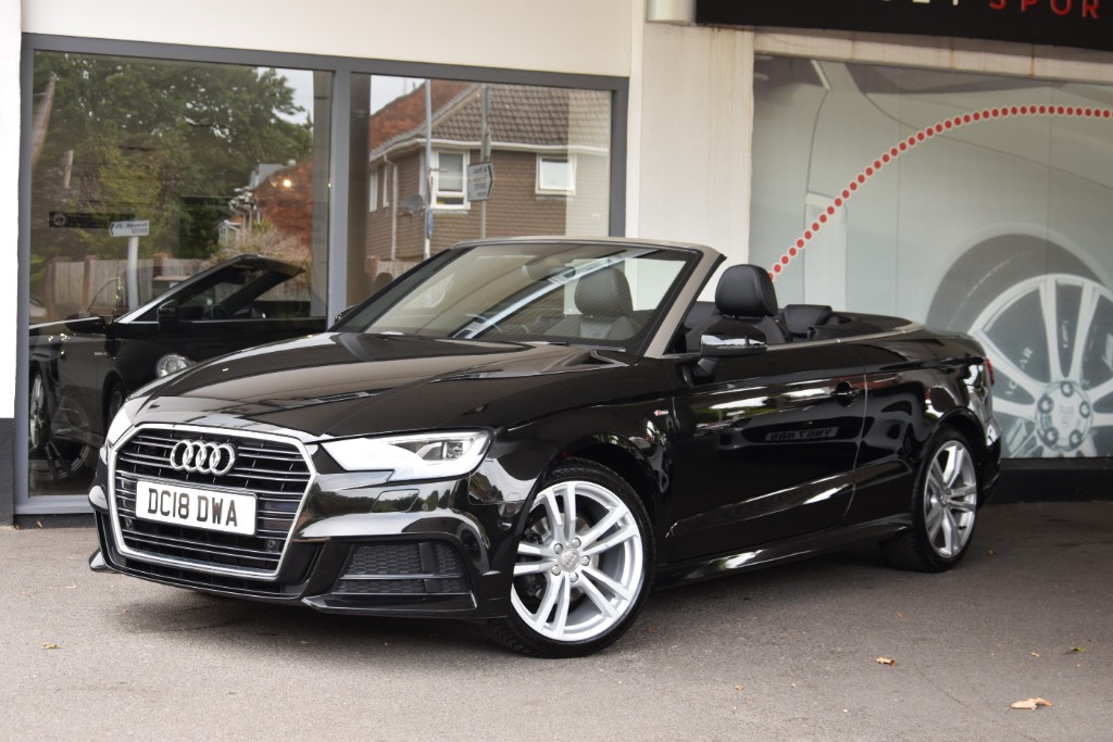 AUDI A3 'S' LINE 1.5 TFSI CONVERTIBLE 